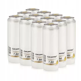  Ölkerzeneinsätze, 7-Tage-Kerzen [18cm] Z5 (12 Stk)