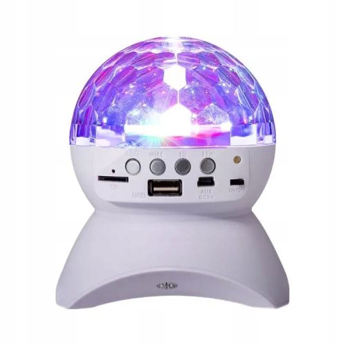  LED DISCO KUGEL 600MAH SCHWARZ / SCHWARZ