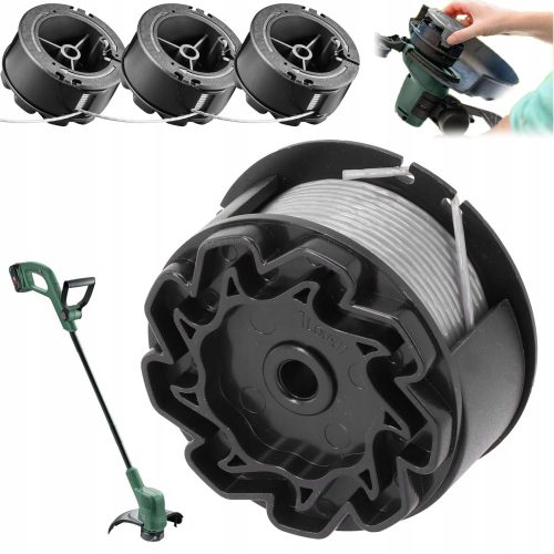  SPULENLINIE 1,6MM 6,1M FÜR BOSCH-STRIMMER 3STK