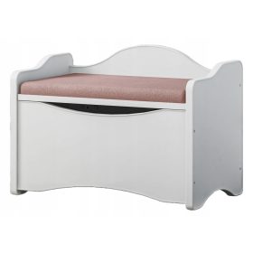    SPIELZEUGKOFFER, BETTWÄSCHEBEHÄLTER, BEST POOF, MIT GRAUEM SITZ