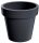  Prosperplast-Blumentopf, 58,2 cm x 58,2 x 52,3 cm, Durchmesser 58,2 cm, Kunststoff in Grau- und Silbertönen