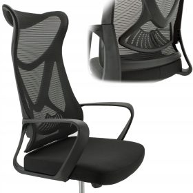  MODERNER BOSS 4.4 SCHWARZER BÜRODREHSTUHL