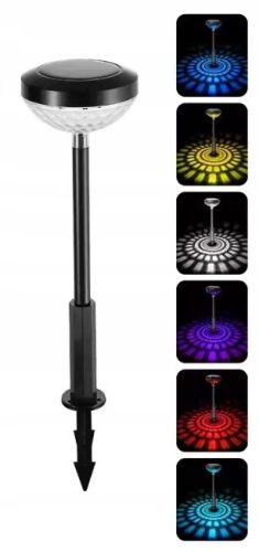  StealHome eingebettete Solarlampe, schwarz, 55 cm, 1 Stk.