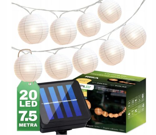  Lumiled 759 cm Solargirlande, weiß