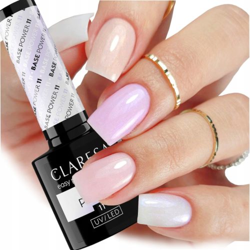  CLARESA BASE POWER 11 SÄUREFREIE HYBRID-BASIS MIT LIPGLOSS NAILS GLOW