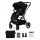  YOXI Kinderkraft Kinderwagen, leicht und wendig, 22 kg, schwarz