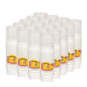  18 cm MATTRA Light 70h L3 Paraffineinsätze (20 Stück)