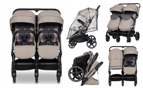  Easy Go Echo Savana Beige Doppelkinderwagen