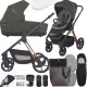  Espiro Miloo Luxury Green 2in1 Kinderwagen + Espiro Miloo Sitzadapter