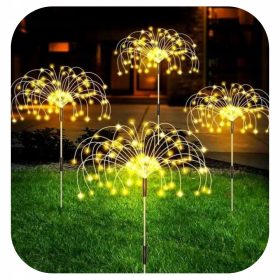    Solarlampe eingebettet BAUM FÜR GARTEN TERRASSE BALKON x4 weiß 90 cm 4 Stk.