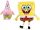  SpongeBob Patrick Mr. Sponge Maskottchenset 28-33cm
