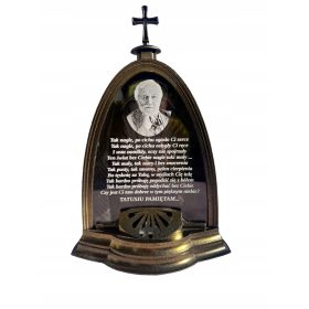    LATERNENkerze mit Foto, Allerheiligen, mit beliebiger Inschrift, 30 cm