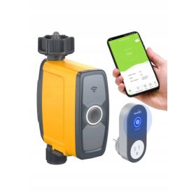    RAINPOINT 1-Zonen-Smart-WiFi-Bewässerungscontroller mit Hub + Smart TAG mit OnVe Home-Logo für Home Assistant, ein Muss