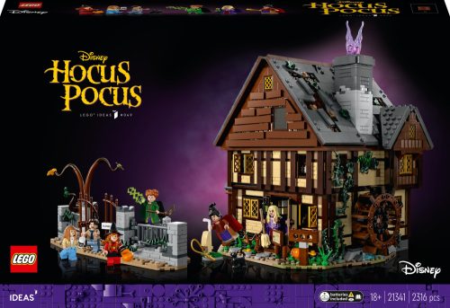  LEGO Ideas 21341 Disney Hocus Pocus: Die Hütte der Sanderson-Schwestern + Lego Erwachsene und Kinder 2024 in elektronischer Form
