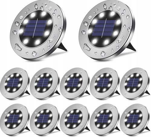  FORTRADE Einbau-Solarlampe Silber 13 cm 1 Stk.