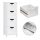  Songmics Badezimmerschrank weiß 30x30x82 cm