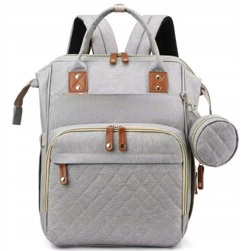 RUCKSACK FÜR MUTTER, ORGANISATORTASCHE, WICKELWECHSLER, BETT