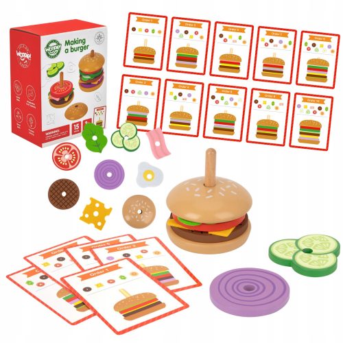  Großes Burger-Restaurant aus Holz, FSC WOOPIE GREEN