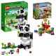  LEGO Minecraft 21245 Panda-Schutzgebiet + LEGO Minecraft 21164 Korallenriff