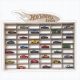  Hot-Wheels-Regal mit einer Plakette mit beliebiger Aufschrift