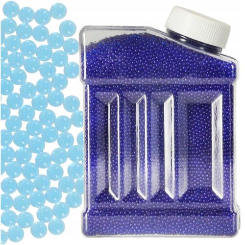 Blaue Wassergelkugeln für eine Blumenpistole