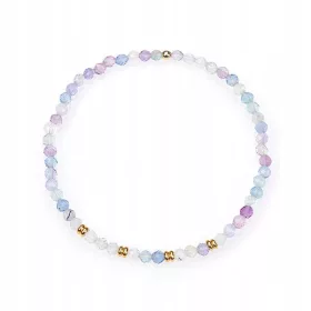  Armband-Stein, Fluorit-Schliffperlen, 2,5 mm