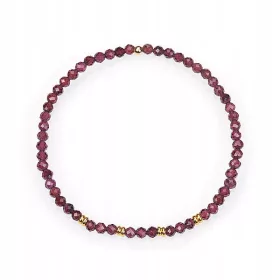  Armband-Stein-Granat-Schliffkugeln 2,5 mm