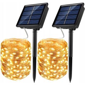  SuperLED Solar-Lichterkette 2000 cm IP44 warmweiß