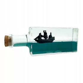    SCHIFF IN EINER FLASCHE PIRATENSCHIFF GESCHENK FÜR SEEMANN UND SEEMANN