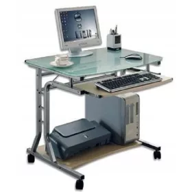    Techly CLP rechteckiger Schreibtisch 80 x 60 x 75 cm, Buche hell