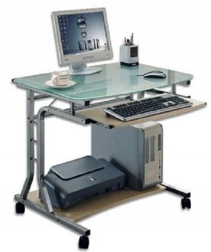  Techly CLP rechteckiger Schreibtisch 80 x 60 x 75 cm, Buche hell