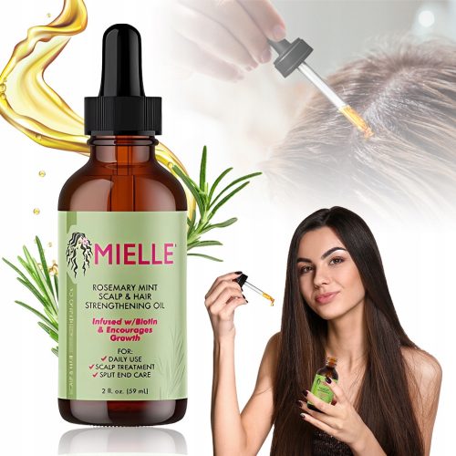  MIELLE ROSMARINÖL FÜR HAARWACHSTUM AUS DEN USA Rosmarin-Minzöl