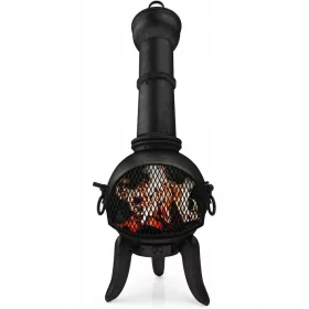  Jago Gartenkamin für den Außenbereich, 43 x 43 x 108