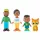  COCOMELON-SET MIT 4 FIGUREN DER CODY-FAMILIE JWC0222