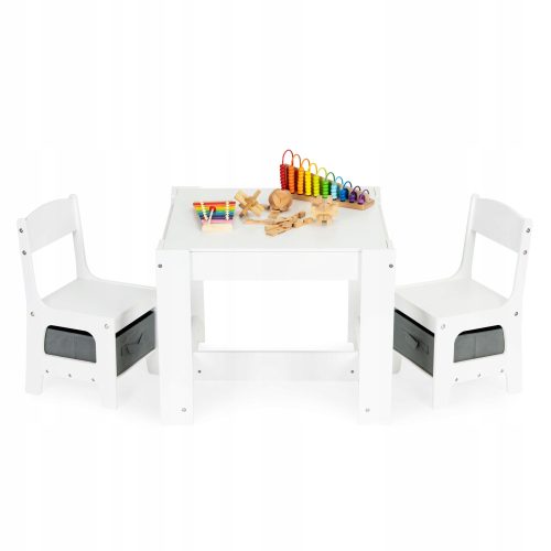  Ecotoys 3-teiliges Möbelset. Weiß