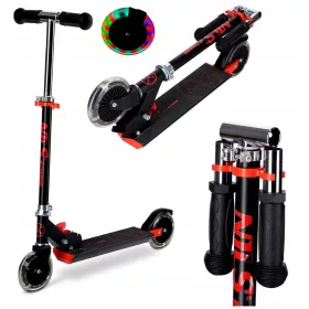  Nils Extreme HD120L Roller, schwarz, 2 Räder