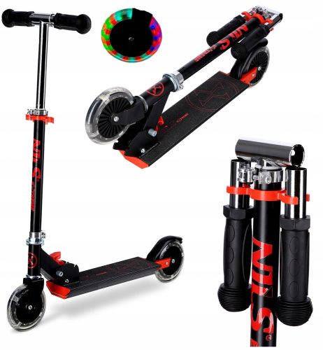  Nils Extreme HD120L Roller, schwarz, 2 Räder