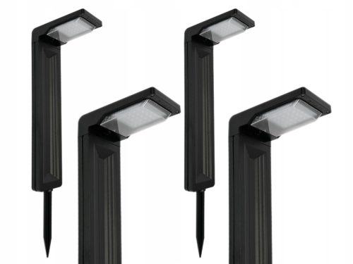  Einbau-Solarleuchte LED Plus schwarz 58,5 cm 4 Stk.