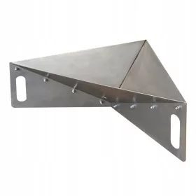    Gartenkamin Stahl Terrassen Feuerstelle 75cm tief Grillrost Stahl 3mm 16352