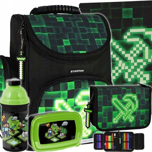  Schultasche mit mehreren Fächern 1l Starpak + 4 weitere Produkte