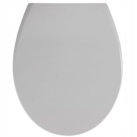    Wenko Toilettensitz. Toilettensitze in Grau- und Silbertönen, Duroplast