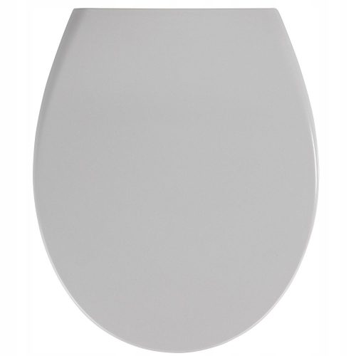  Wenko Toilettensitz. Toilettensitze in Grau- und Silbertönen, Duroplast