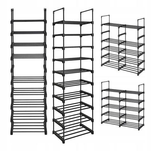  Songmics Schuhschrank 45 x 174 x 30 cm schwarz