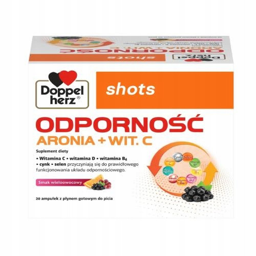  DOPPELHERZ SHOTS IMMUNITY ARONIA + VITAMIN C 20 AMPULLEN MULTIFRUIT-GESCHMACK