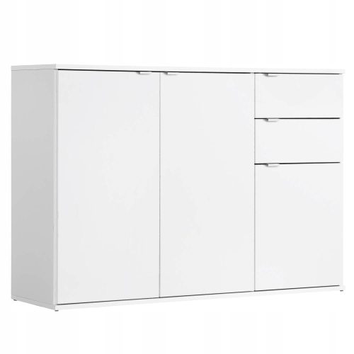  SaraMeble OFFICE Kommode 111 x 35 x 80cm weiß weiß