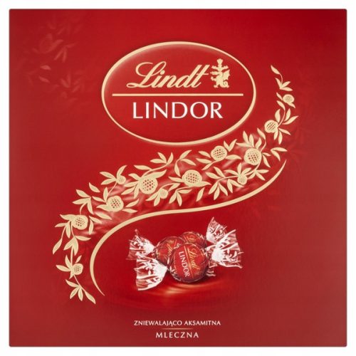Lindt LINDOR Milchschokolade Pralinen mit zartschmelzender Füllung, 150 g