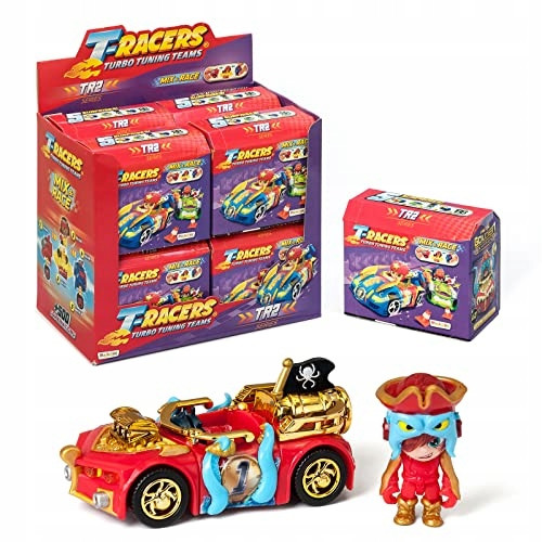  T-RACERS Series 2 – Überraschungsauto und Rennfahrer. Bauen, mischen und Rennen fahren. T-
