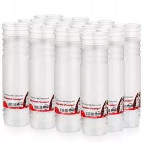    Einsätze für Kerzen Paraffinkerzen Flamme 7 Tage (12 Stück)