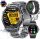  SMARTWATCH HERRENUHR AMOLED POLNISCHEN MENÜ SPORT HERZFREQUENZ ANRUFE SMARTWATCH