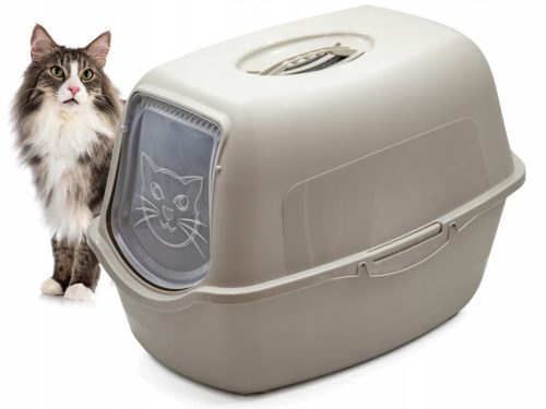  Geschlossene Katzentoilette von Rotho, 55 cm x 40 cm x 37 cm